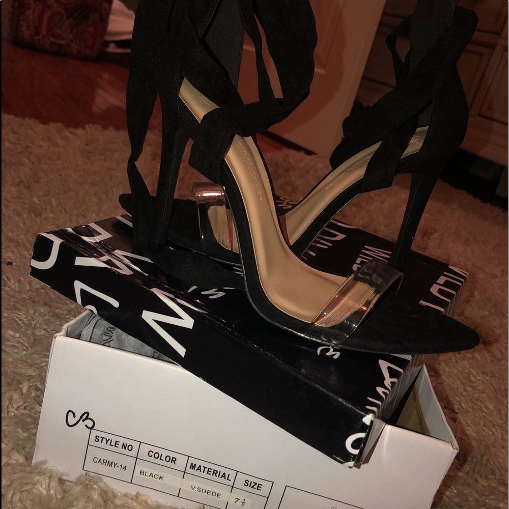 Brand new black heels!